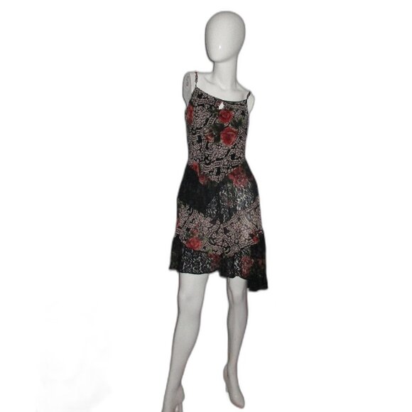 🌹Boho Patchwork Floral Dress by Capricorn – Size L🌹 - Picture 3 of 11